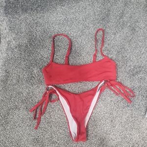 Red Bikini Set